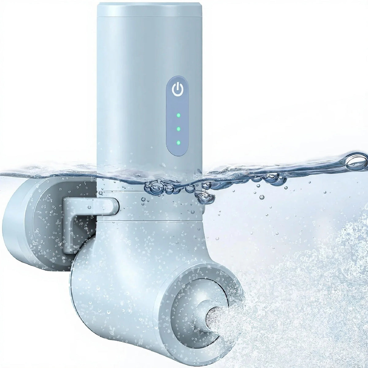 Portable Bathtub Bubble Massager Cordless Hydrotherapy Spa Jet 3 Speed Adjustable Dual Mode Waterproof Bath
